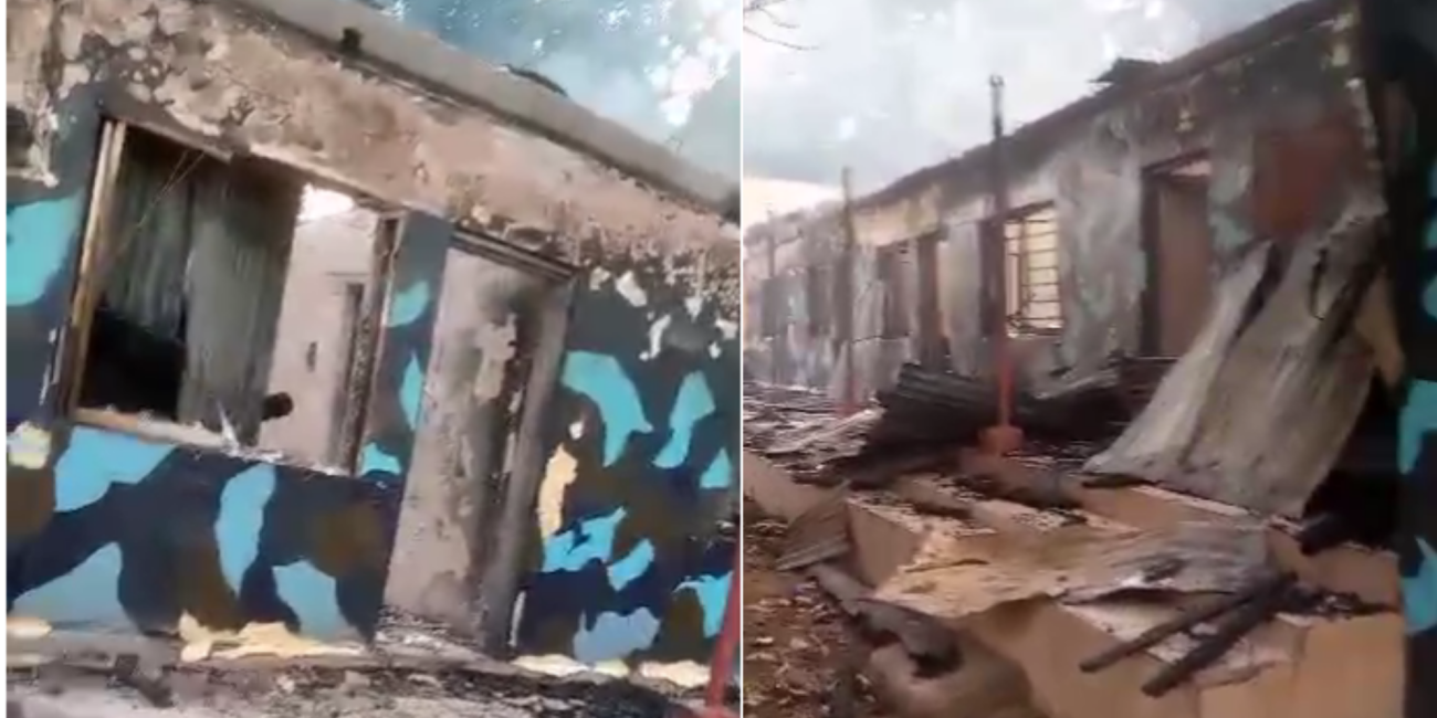 Fire Guts Mopol 13 Armoury, Office In Benue Capital.