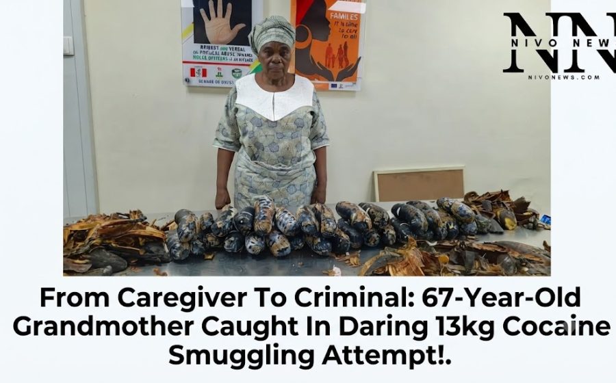 Plantain Peel Plot Exposed! Nigerian-British Grandma Busted With 13kg Of Cocaine At Lagos Airport!.