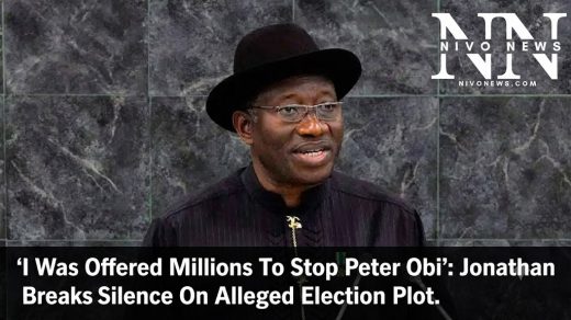 ‘I Was Offered Millions To Stop Peter Obi’: Jonathan Breaks Silence On Alleged Election Plot.