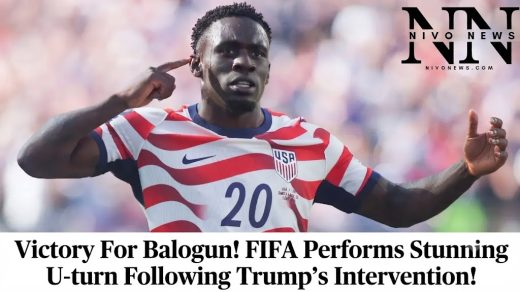 Victory For Balogun! FIFA Performs Stunning U-turn Following Trump’s Intervention!.