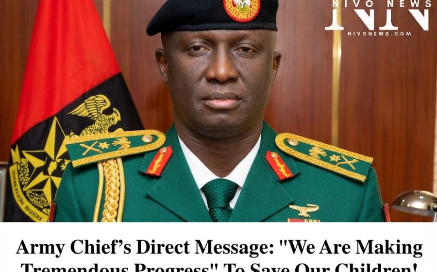 Army Chief’s Direct Message: “We Are Making Tremendous Progress” To Save Our Children!.