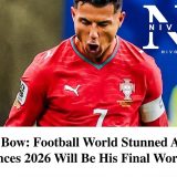 The Final Bow: Football World Stunned As Ronaldo Announces 2026 Will Be His Final World Cup!.