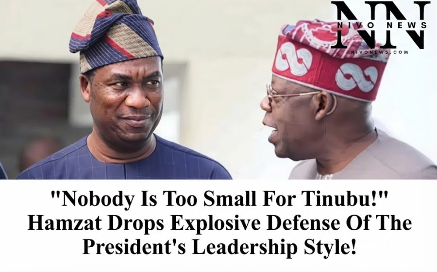 “Nobody Is Too Small For Tinubu!” Hamzat Drops Explosive Defense Of The President’s Leadership Style!.