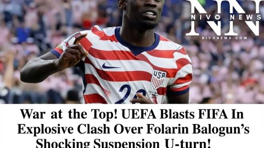 War At The Top! UEFA Blasts FIFA In Explosive Clash Over Folarin Balogun’s Shocking Suspension U-turn!.