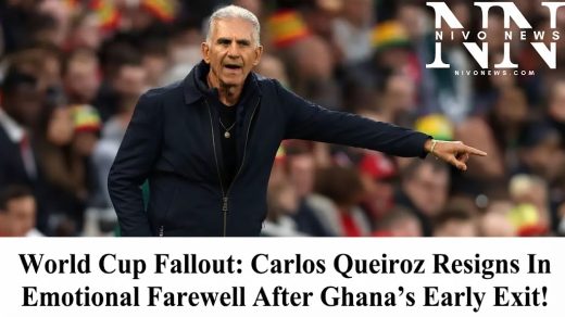 World Cup Fallout: Carlos Queiroz Resigns In Emotional Farewell After Ghana’s Early Exit!.