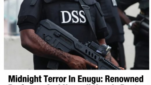 Midnight Terror In Enugu: Renowned Professor And Nnamdi Kanu’s Doctor Abducted By Security Operatives!.