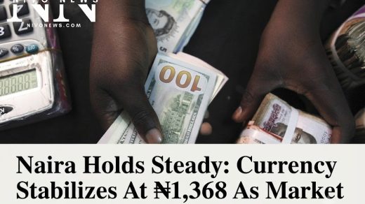 Naira Holds Steady: Currency Stabilizes At ₦1,368 As Market Watches For New Shifts!.